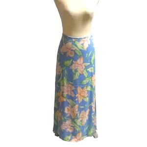 Ralph Lauren 100% Silk Maxi Skirt